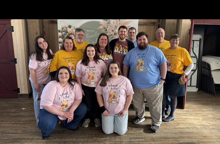 Baby shower and excitement