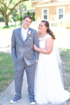 Wedding on the sidewalk